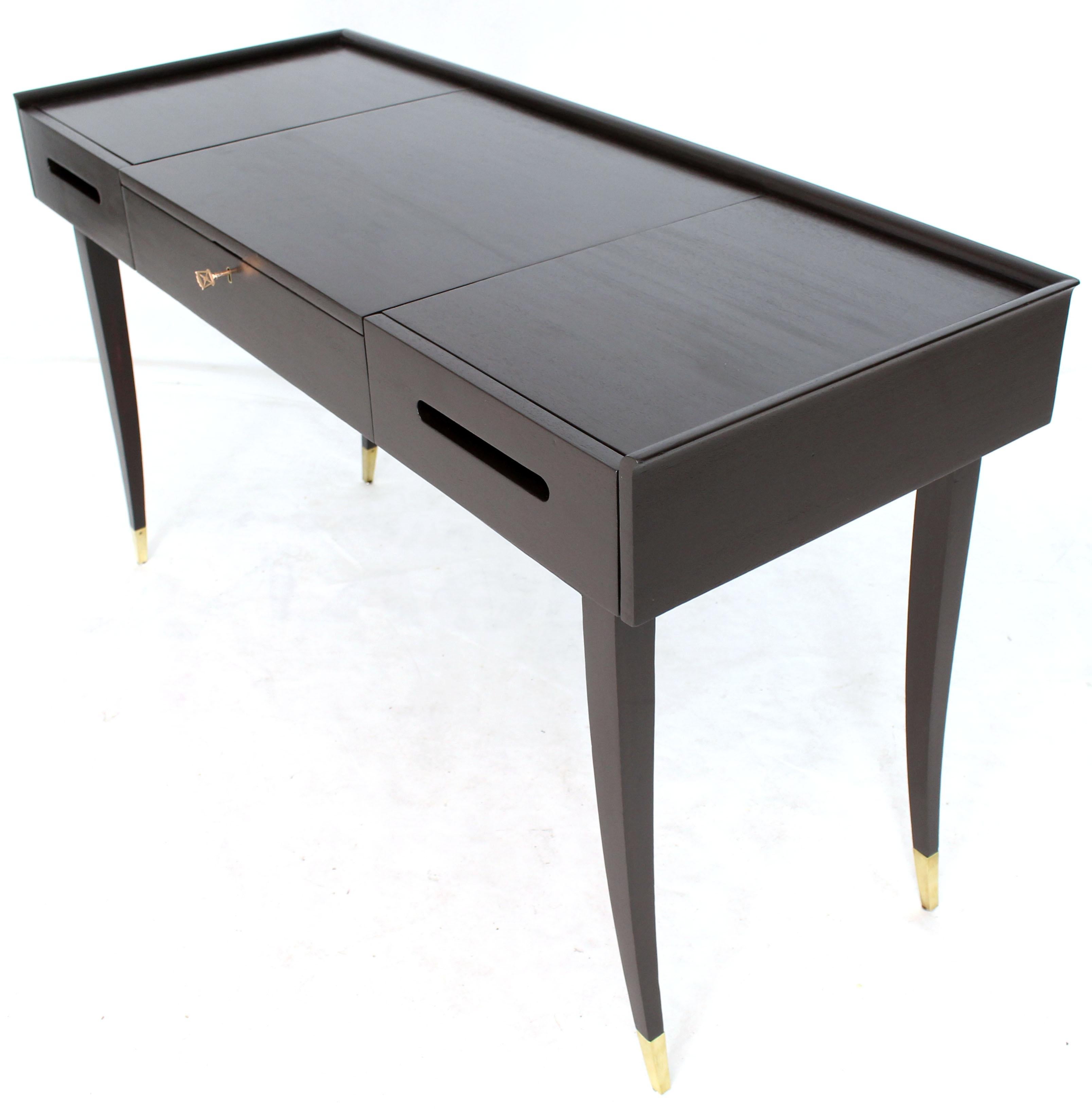 Tommy Parzinger Charak Modern Small Desk Writing Table Console 4