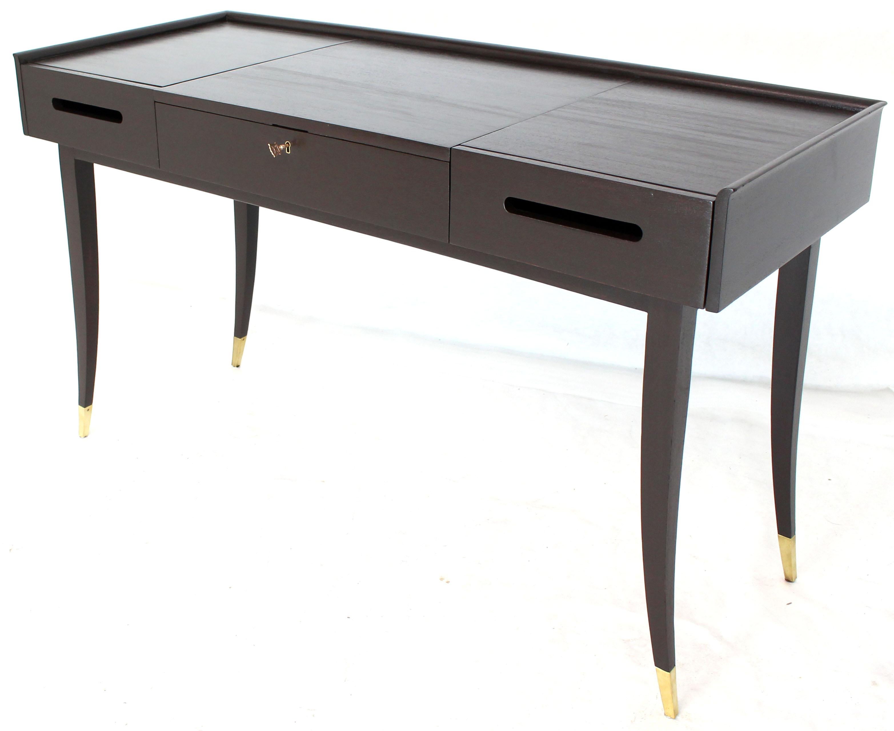 Lacquered Tommy Parzinger Charak Modern Small Desk Writing Table Console