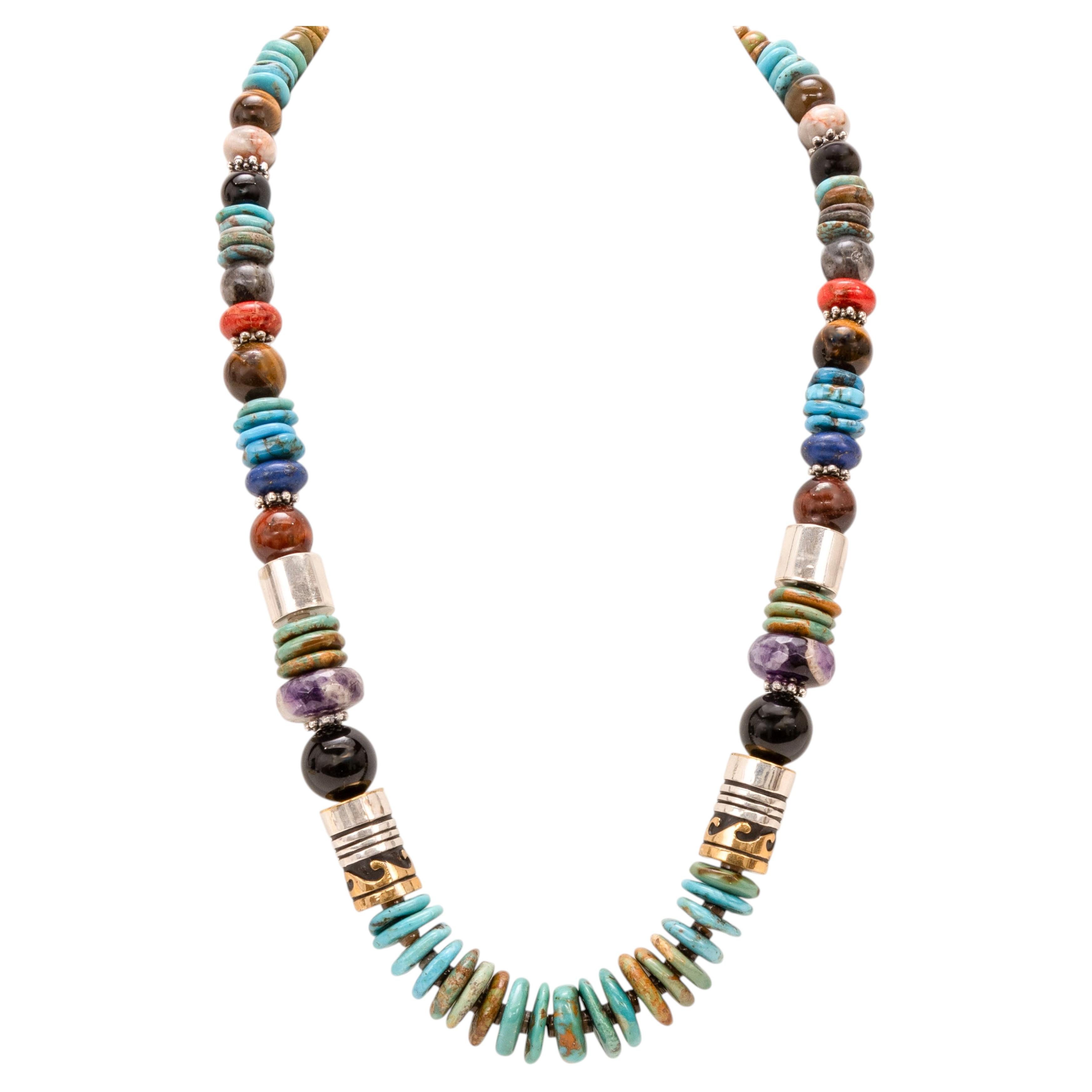 Collana di perline Navajo Tommy Singer in vendita