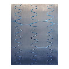 "Hostel #2" Contemporary Neutral Toned Realistic Close Up of Mattress Springs