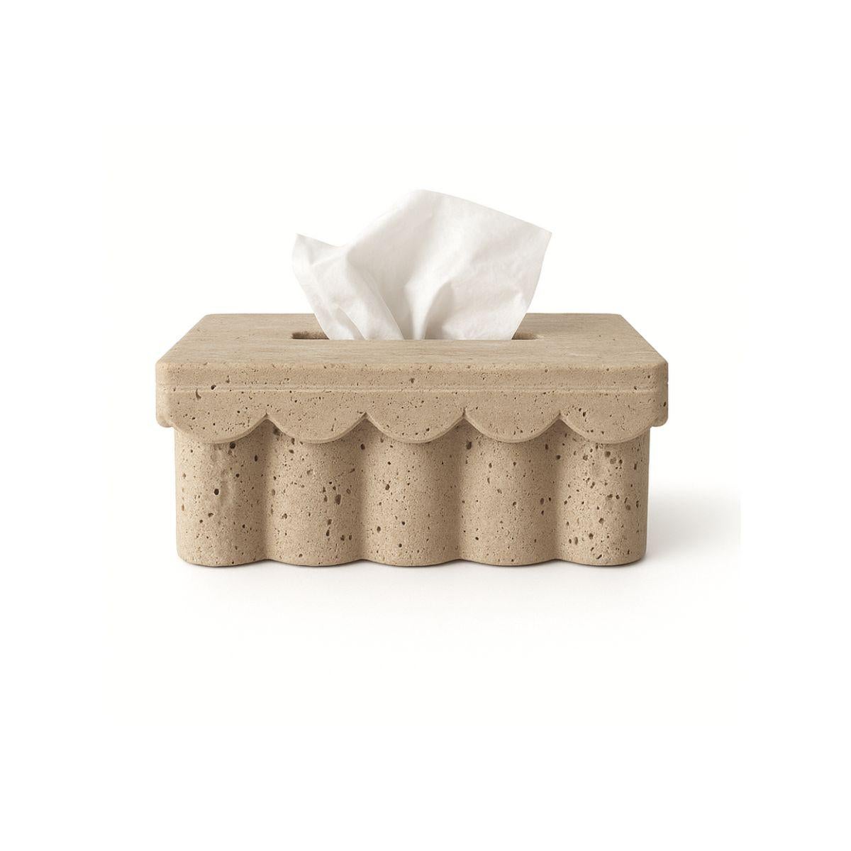Who ever said baby essentials couldn’t be chic?

Function meets form in this beautifully crafted travertine wipe box — a minimalist solution for one of motherhood’s most-used essentials. Designed to discreetly hold baby wipes, this piece transforms