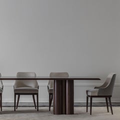 Tomo 2-Leg Tobacco Dining Table