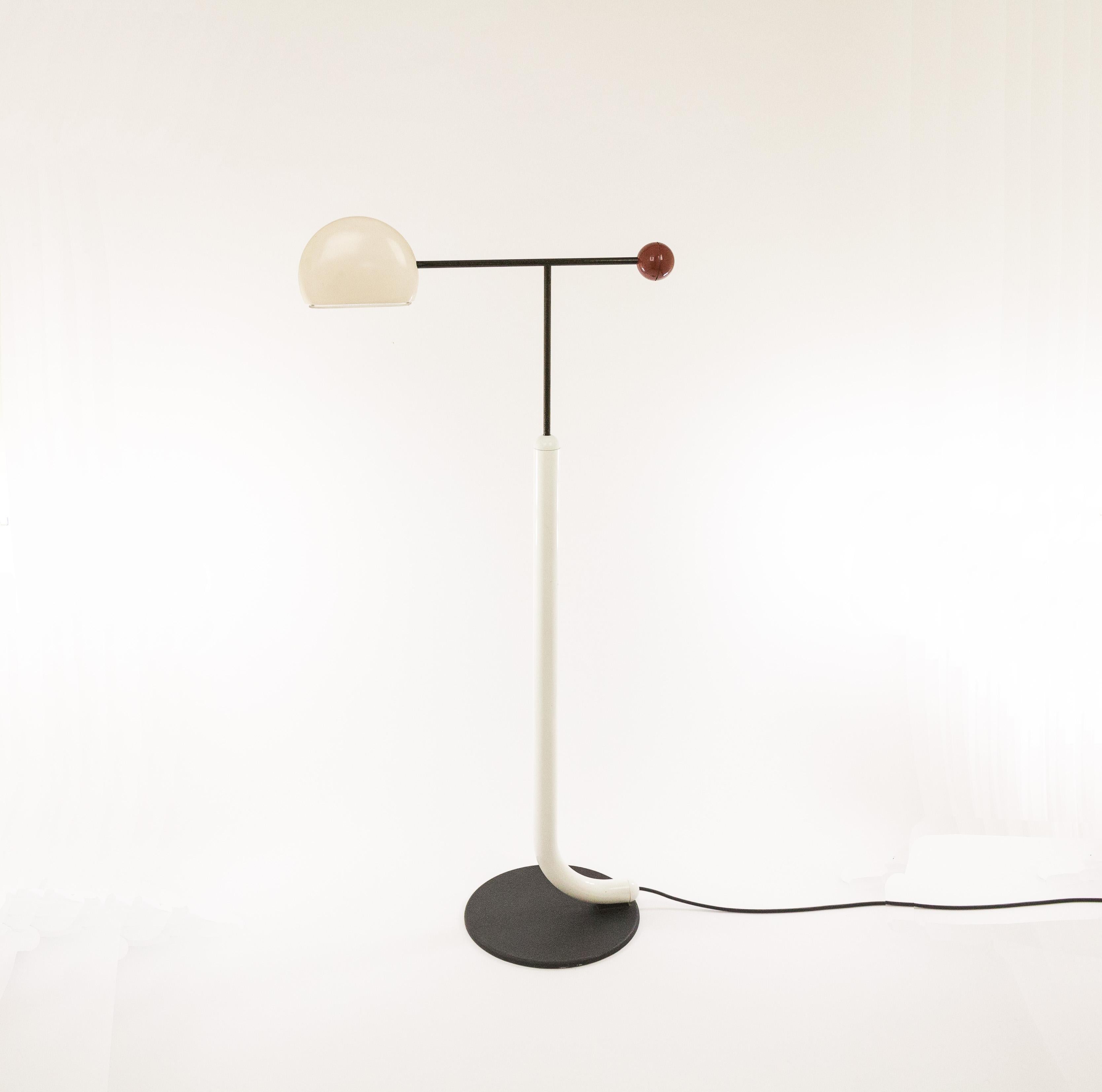 Floor lamp Tomo by Japanese designer Toshiyuki Kita for Luci, 1985.

As indicated in 1985 in an advertisement by Luci (translated from Italian): 