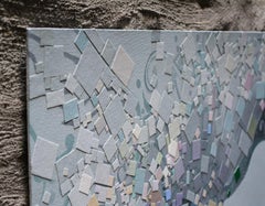 Sogno di una gru, pittura astratta