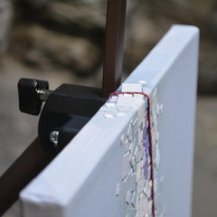 Corda rossa 3, Pittura astratta