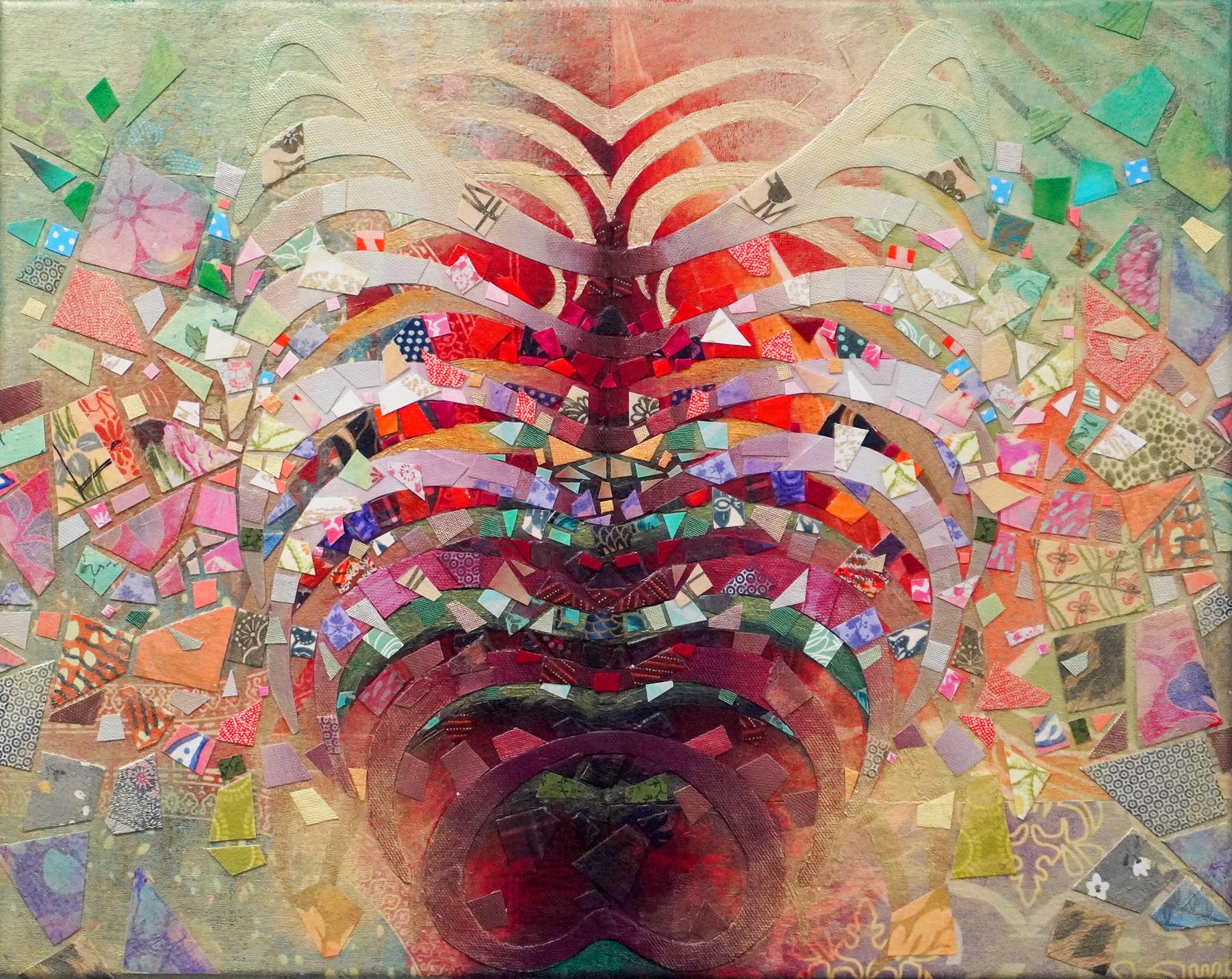 Soul Guardian : mixed media work of art - Mixed Media Art by Tomo Mori