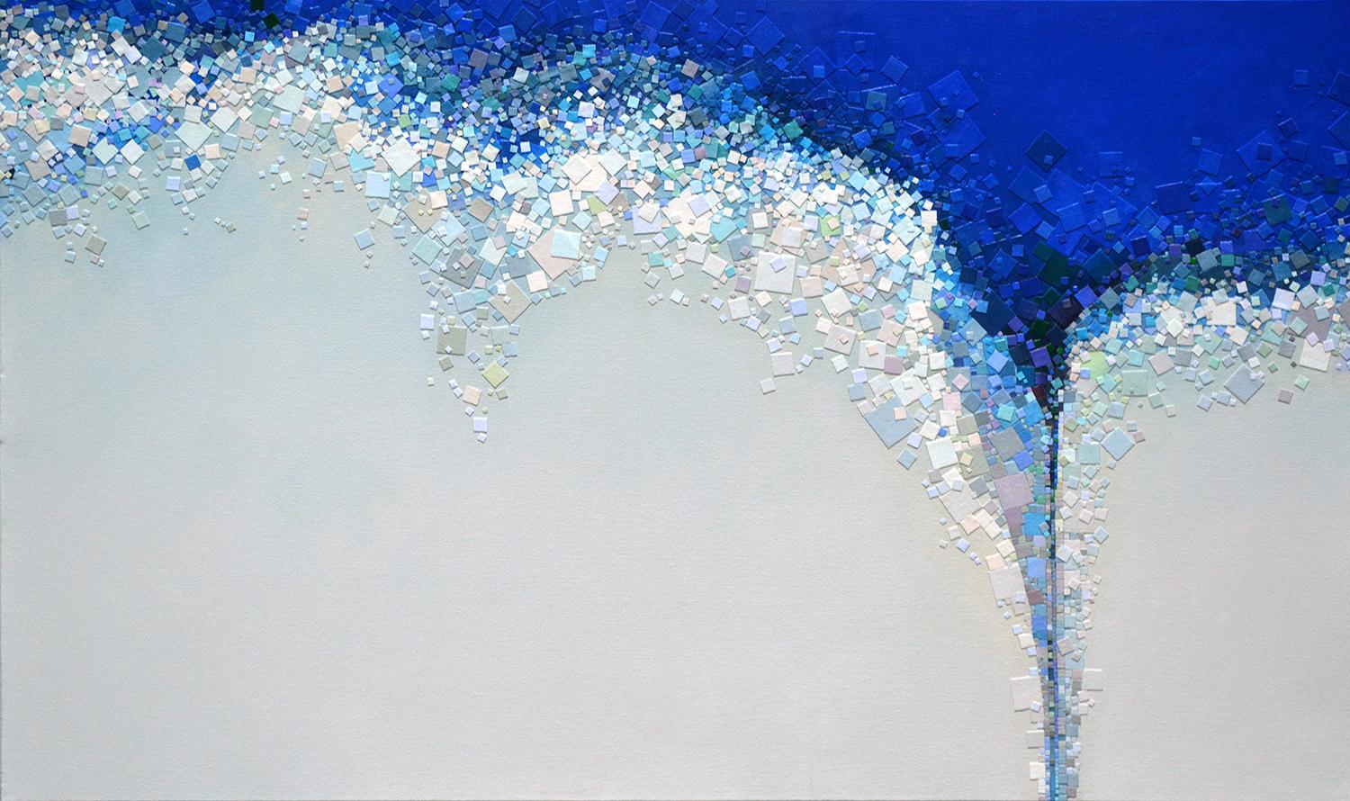 Tomo Mori Abstract Painting - NO REGRET