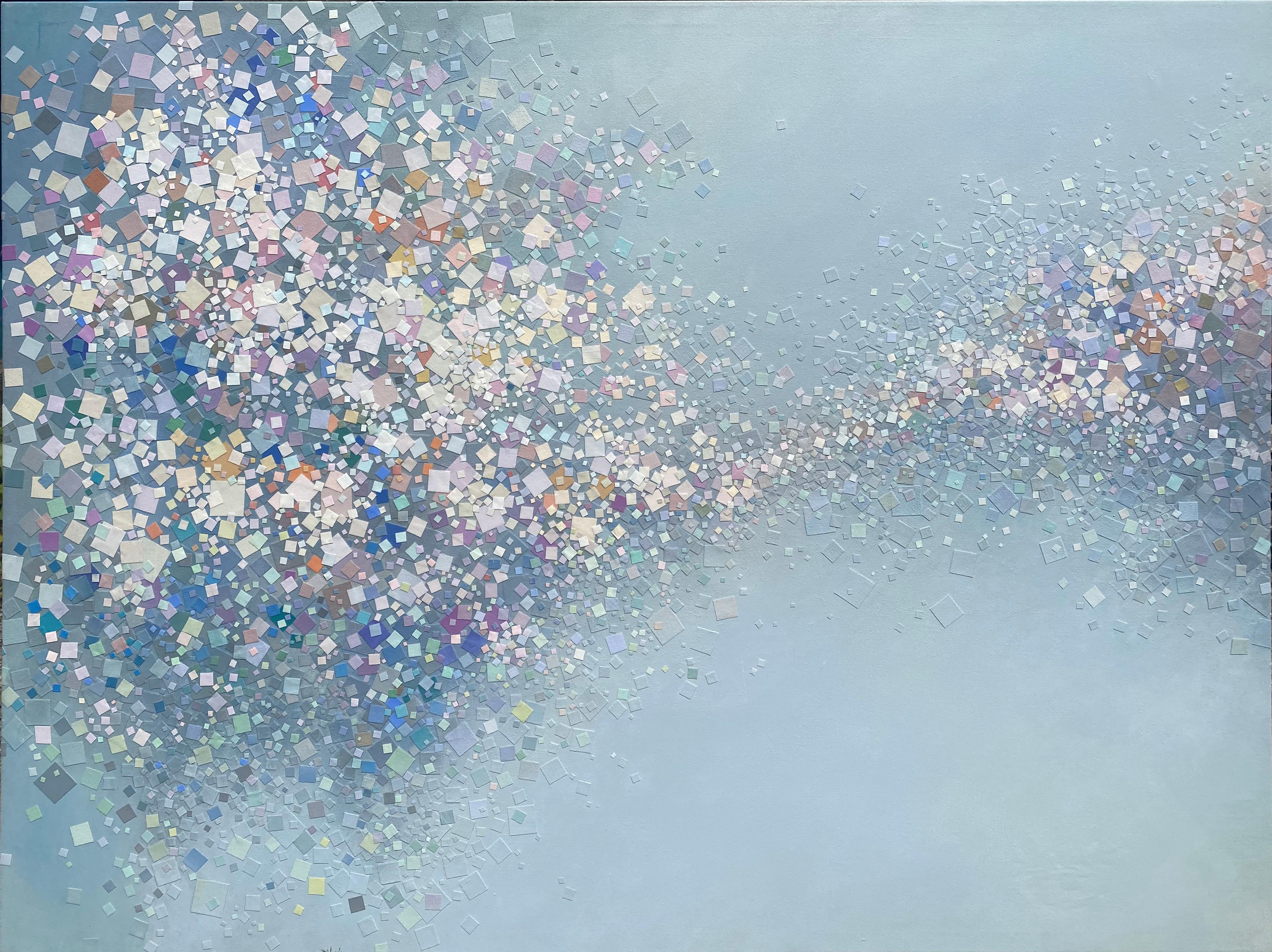 Tomo Mori Abstract Painting - Reaching You