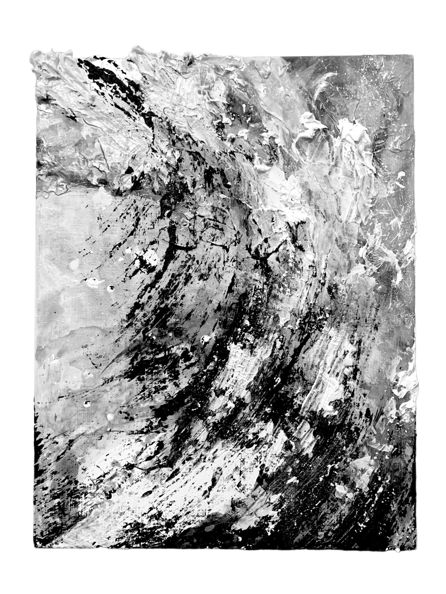Gesso, sumi-ink &amp; acrylic on panel

Tomo Sakurai is a Japanese artist born in 1987 who lives &amp; works in Tokyo, Japan. She had an awakening of her talent in pencil drawing as a teenager. It was the beauty of the shadow that completely