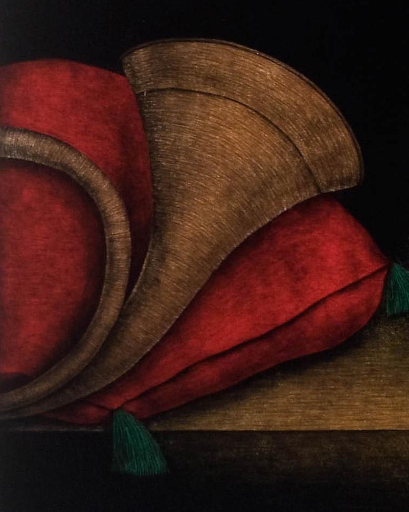 untitled (Still Life with Cup and Horn) - Print by Tomoe Yokoi