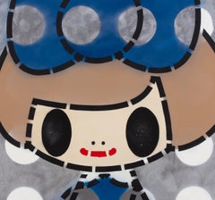 Gioconda dots white silver