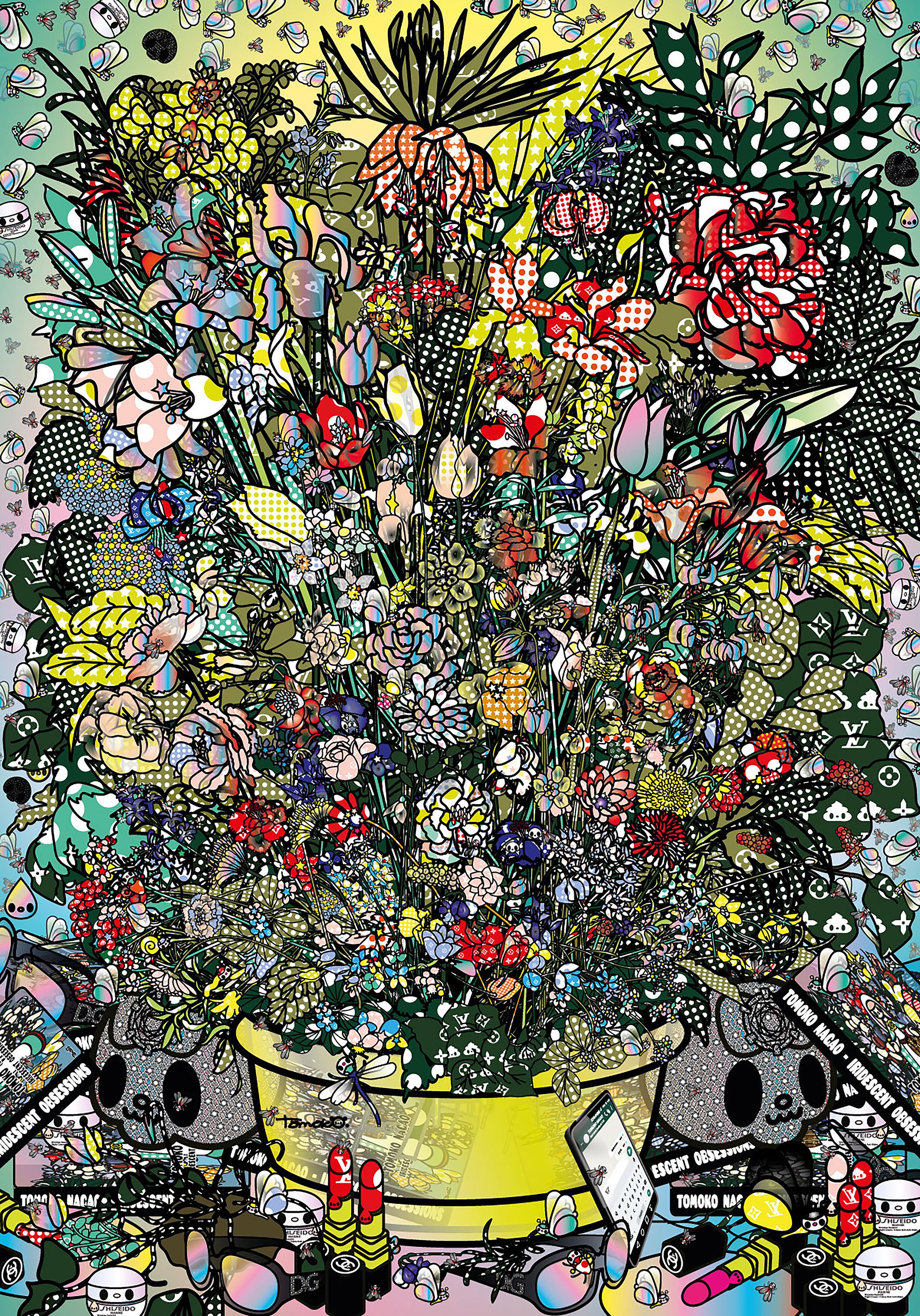 Flowers 3 - Print by Tomoko Nagao