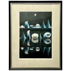 Tomoko Nishida “Genesis No.15” Woodblock c1970s Japan
