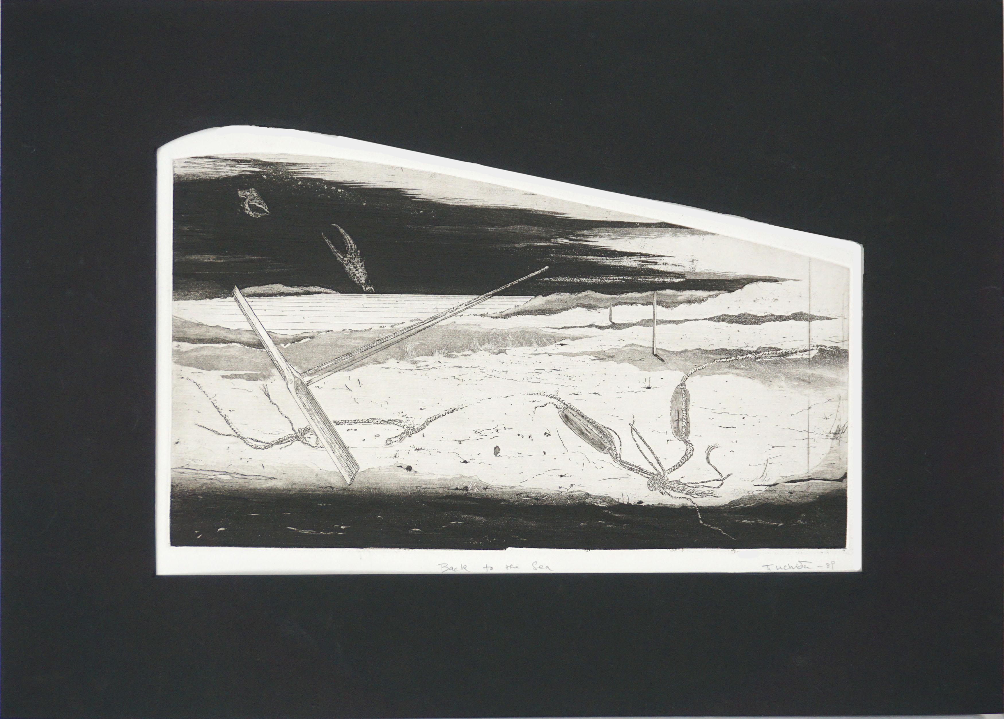 Tomoya Uchida Still-Life Print - "Back to the Sea"  - Intaglio Print