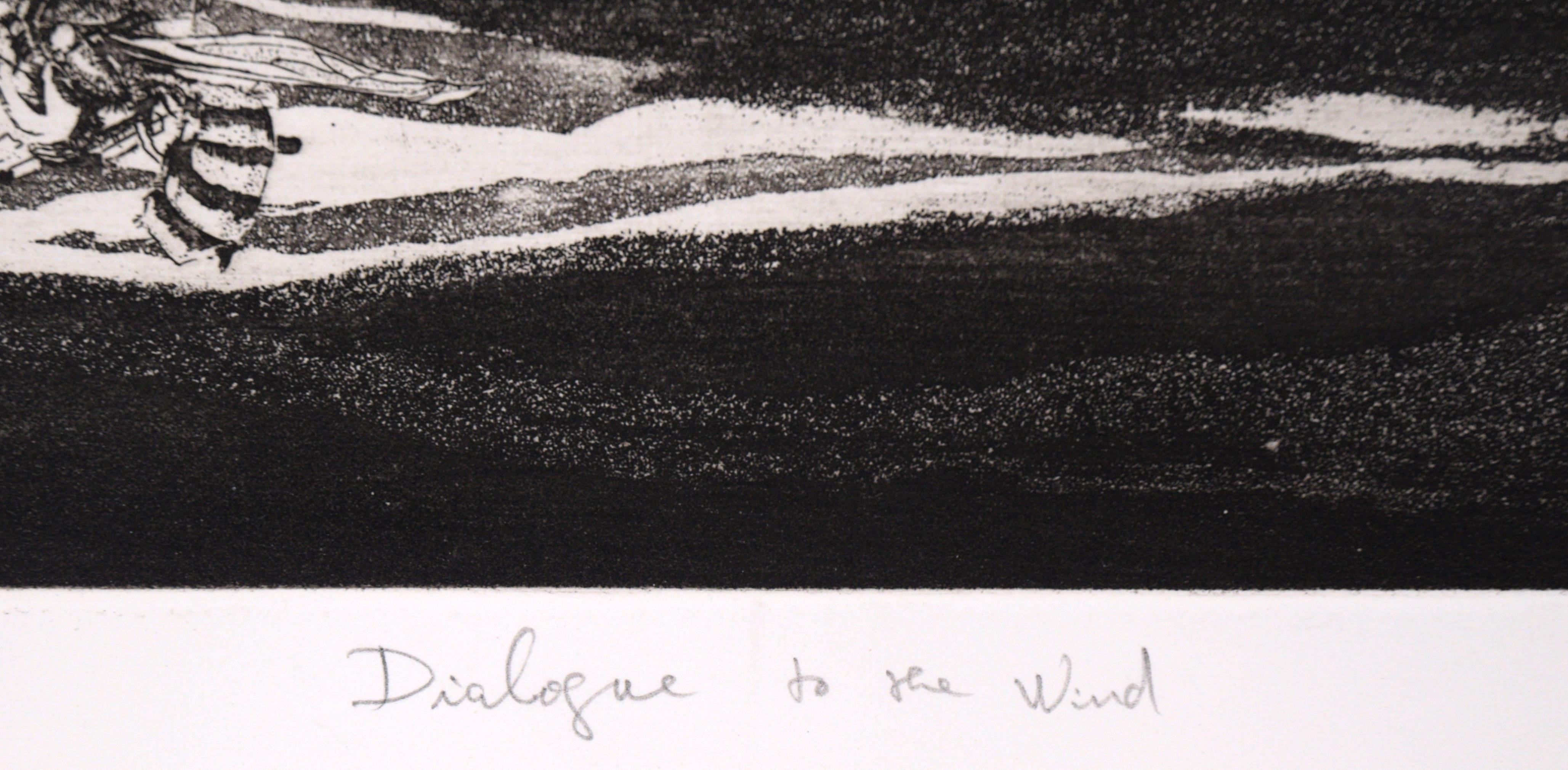 „Dialogue to the Wind“ – Intaglio-Druck von Tomoya Uchida im Angebot 7
