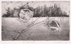 "II Cottonballs" - Intaglio Print by Tomoya Uchida