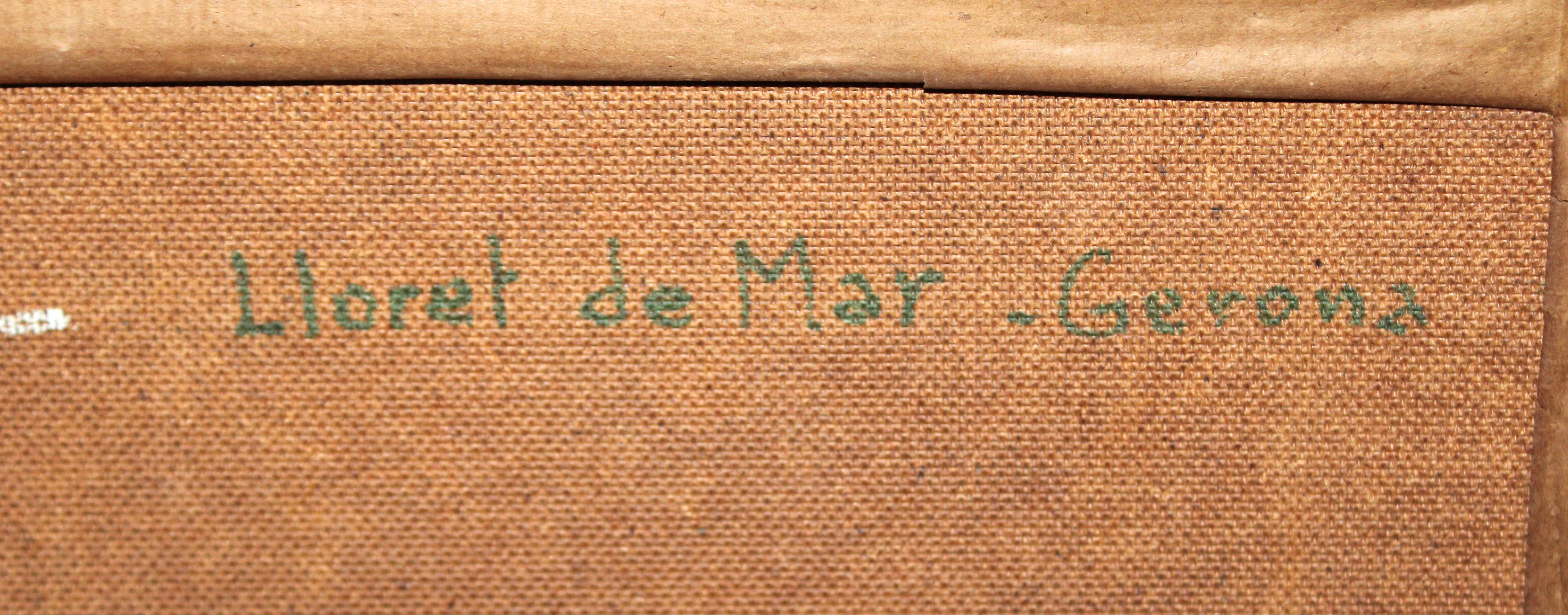 Óleo sobre tablex - Lloret de Mar (Gerona) For Sale 7