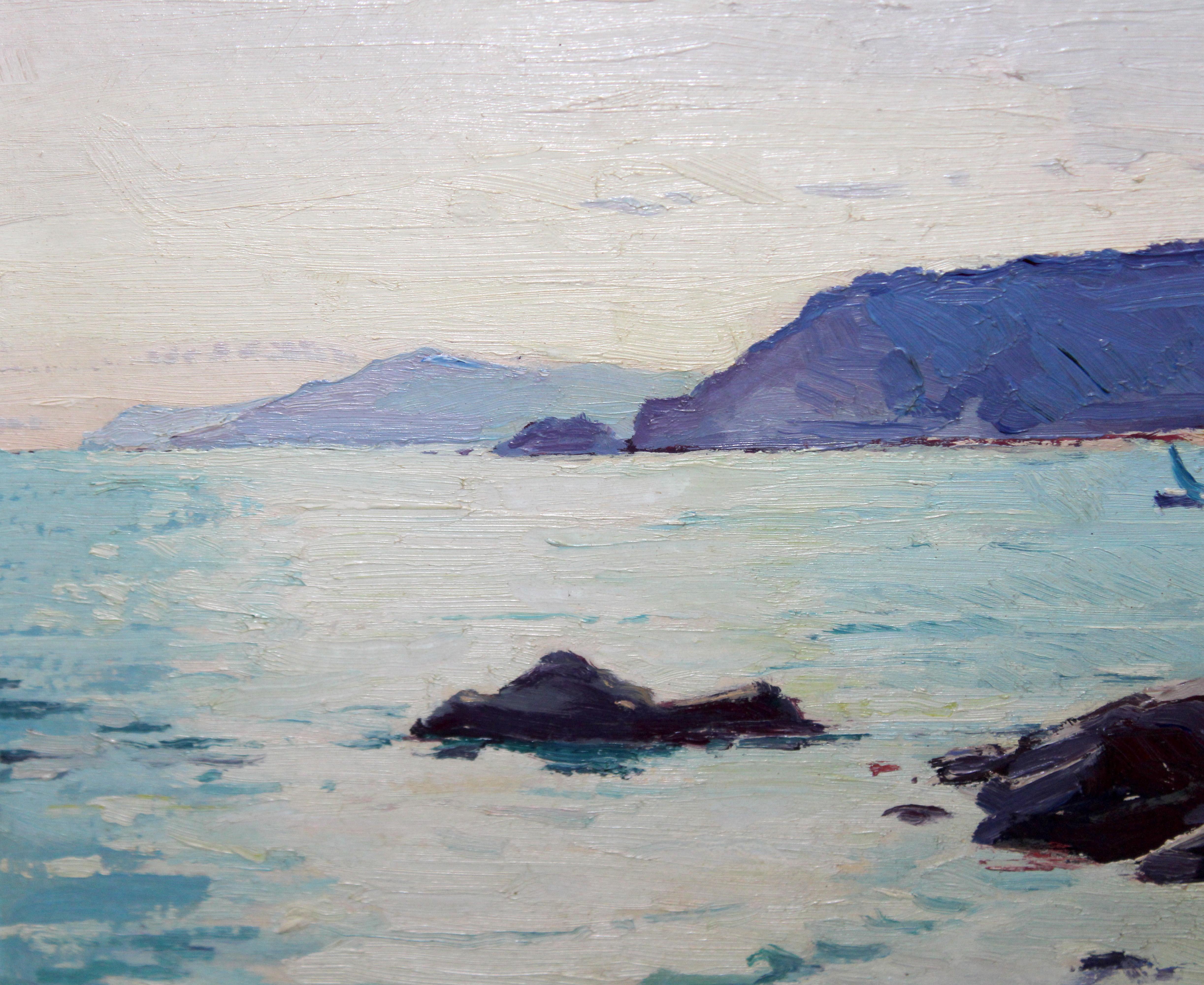 Óleo sobre tablex - Lloret de Mar (Gerona) For Sale 1