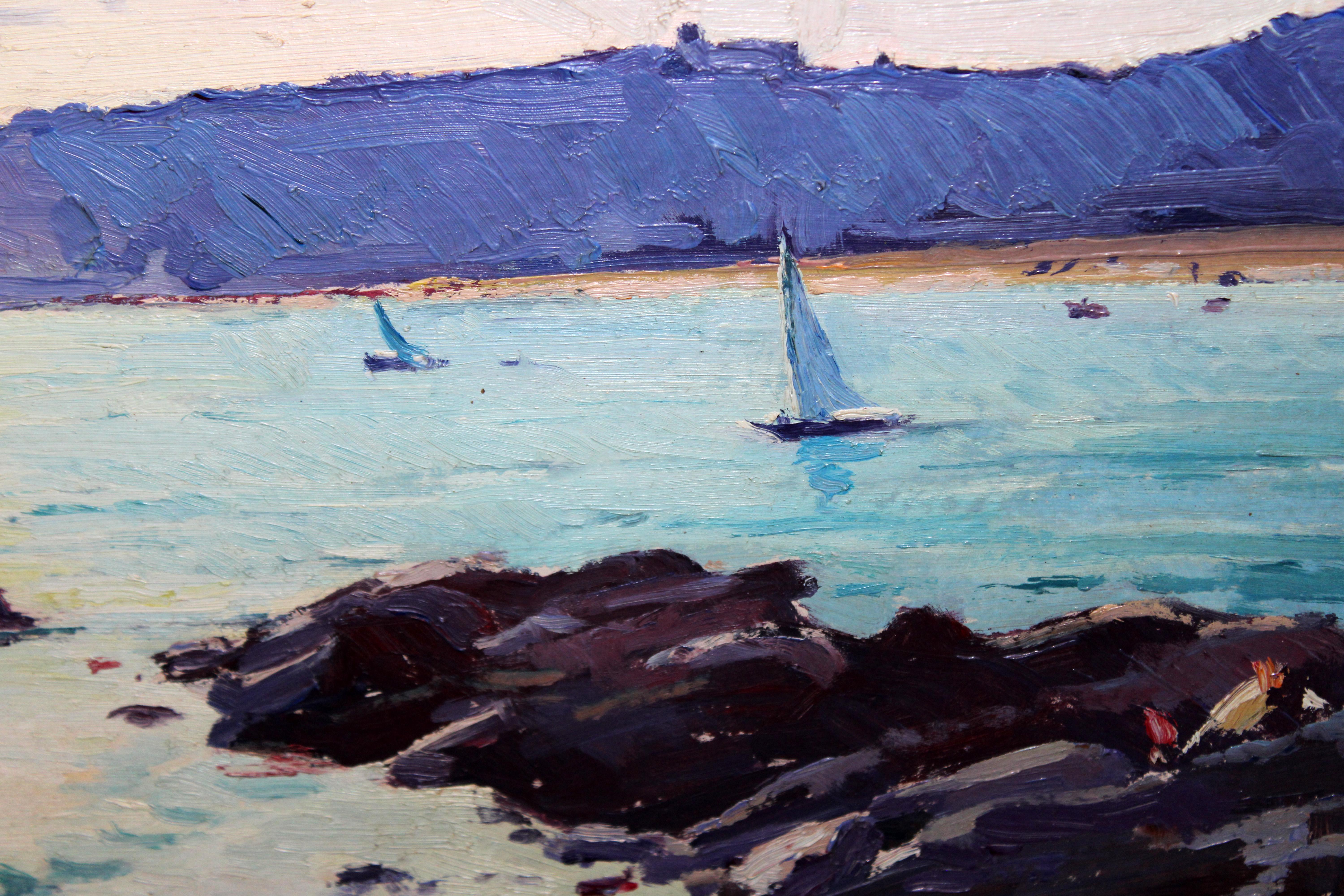 Óleo sobre tablex - Lloret de Mar (Gerona) For Sale 2