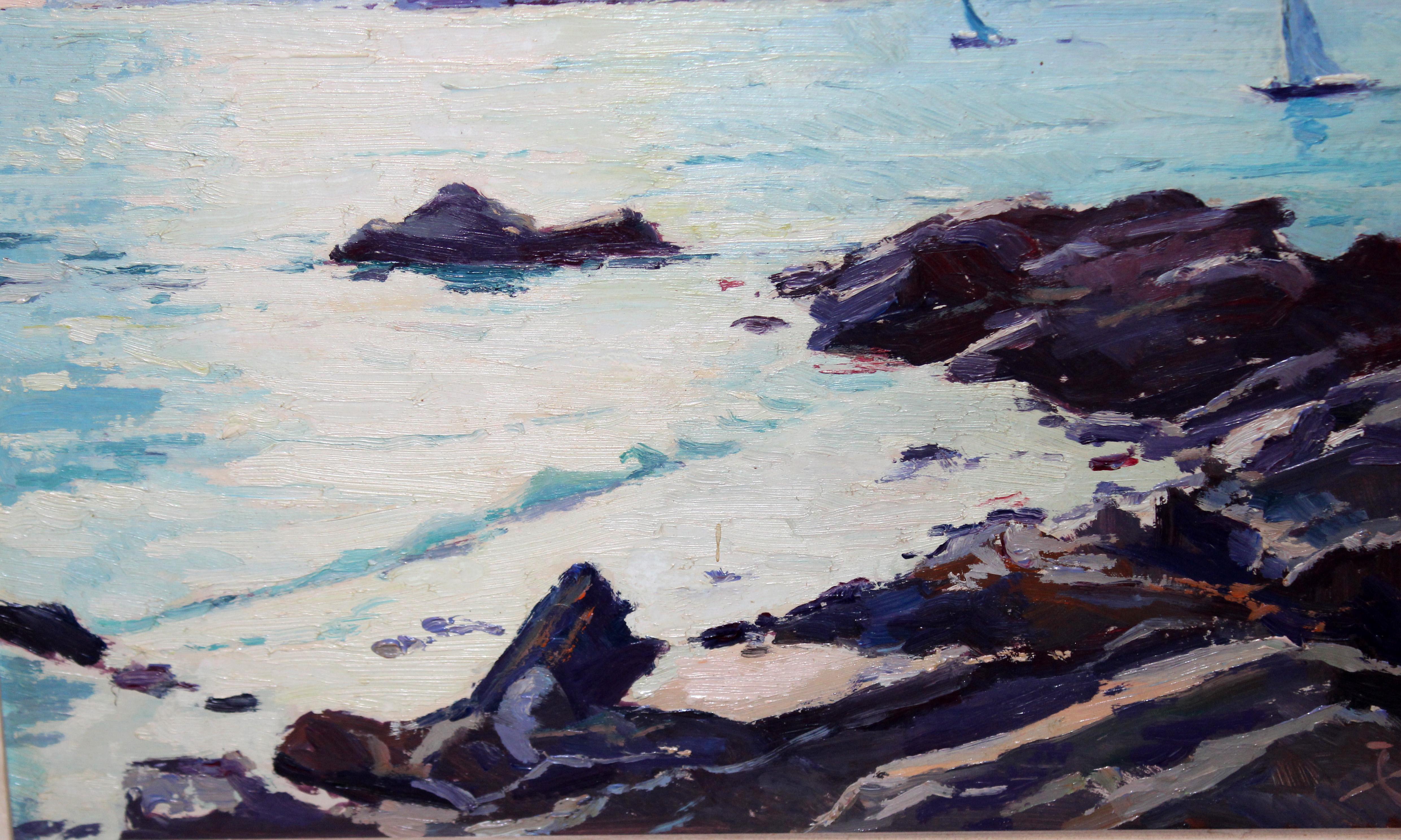 Óleo sobre tablex - Lloret de Mar (Gerona) For Sale 3