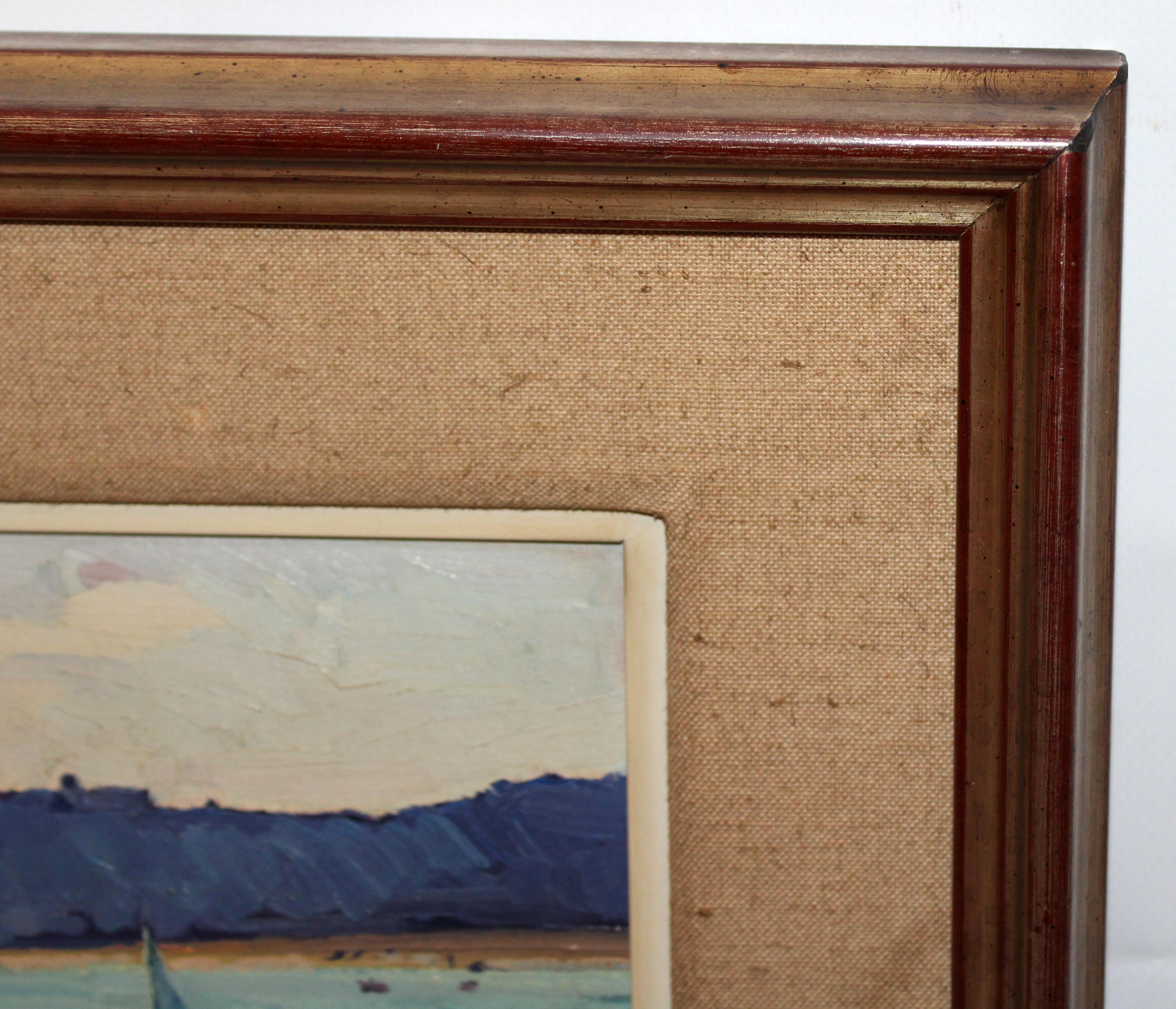 Óleo sobre tablex - Lloret de Mar (Gerona) For Sale 5