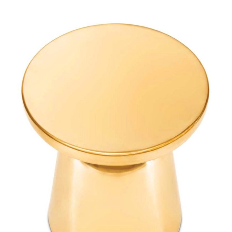 Contemporary Tomy Gilded Stool For Sale