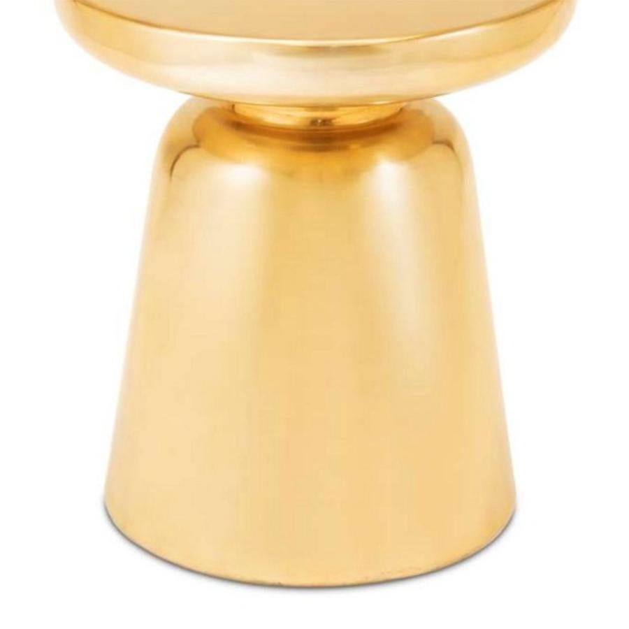 Metal Tomy Gilded Stool For Sale
