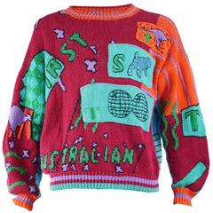 Ton SurTon Vintage Mens Hand Knitted Sweater, 1980s