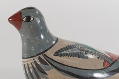 Tonala Mexiko Vogel Figur Volkskunst Handbemalt 1960er Jahre