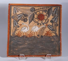 Tonala Mexico Large Decorative Tile Wall Decor, 1960s