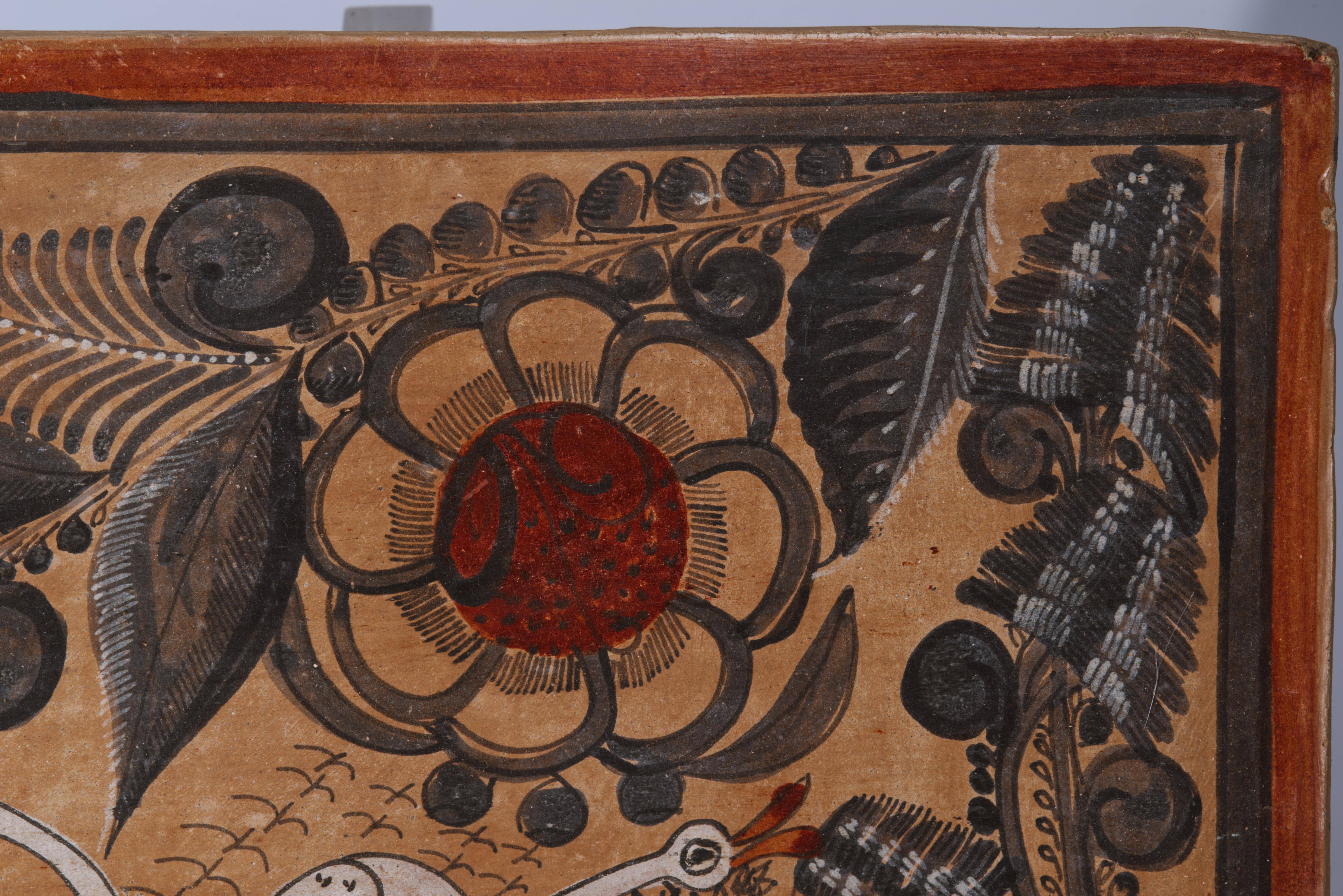 Decoración de pared con azulejos decorativos grandes de Tonalá México, años 60 Glaseado en venta
