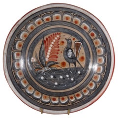 Vassoio da parete Tonala Mexico Wall Decor, Folk Art Bird 1960s