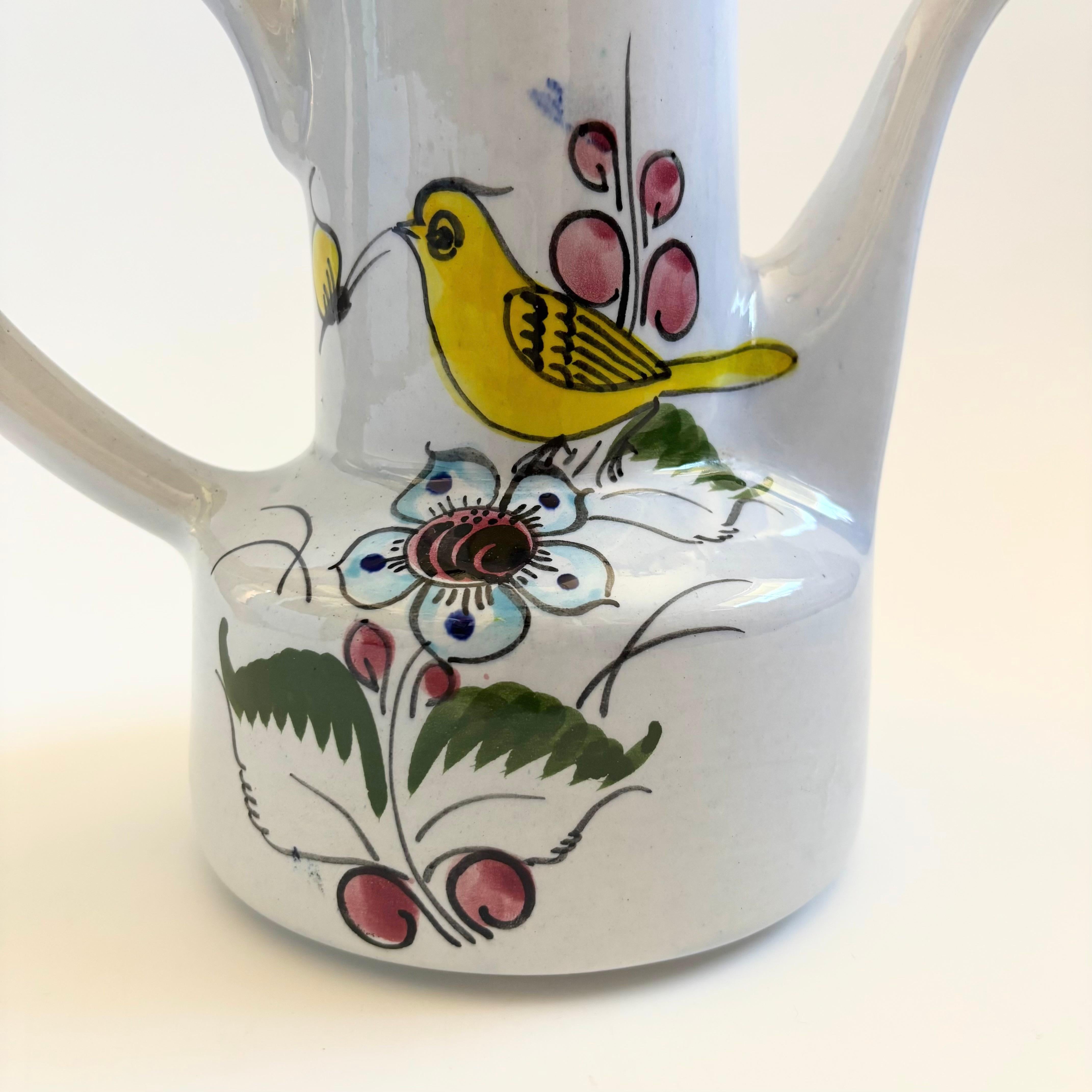 Folk Art Tonala Pottery Teapot For Sale