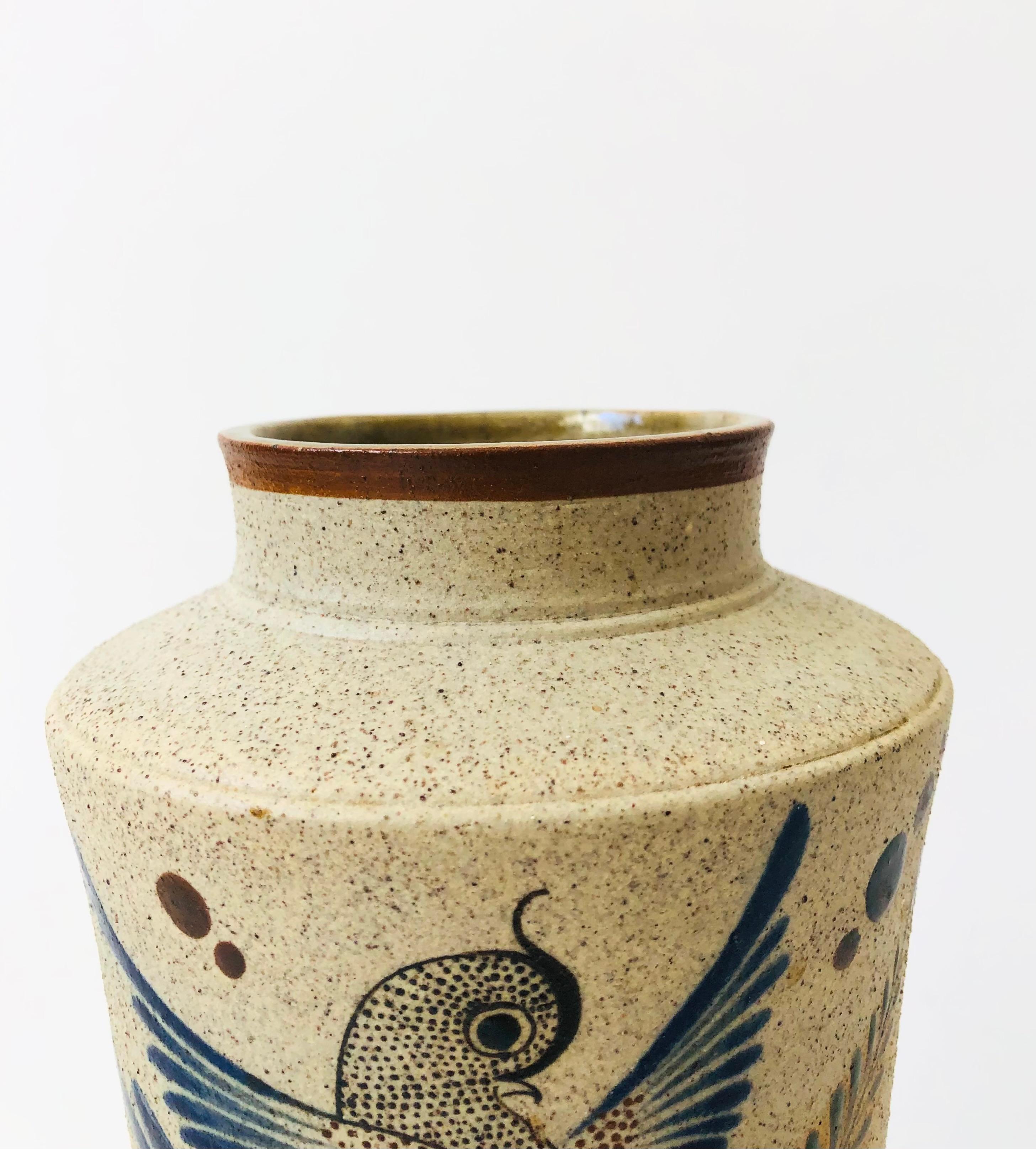 Folk Art Tonala Pottery Vase