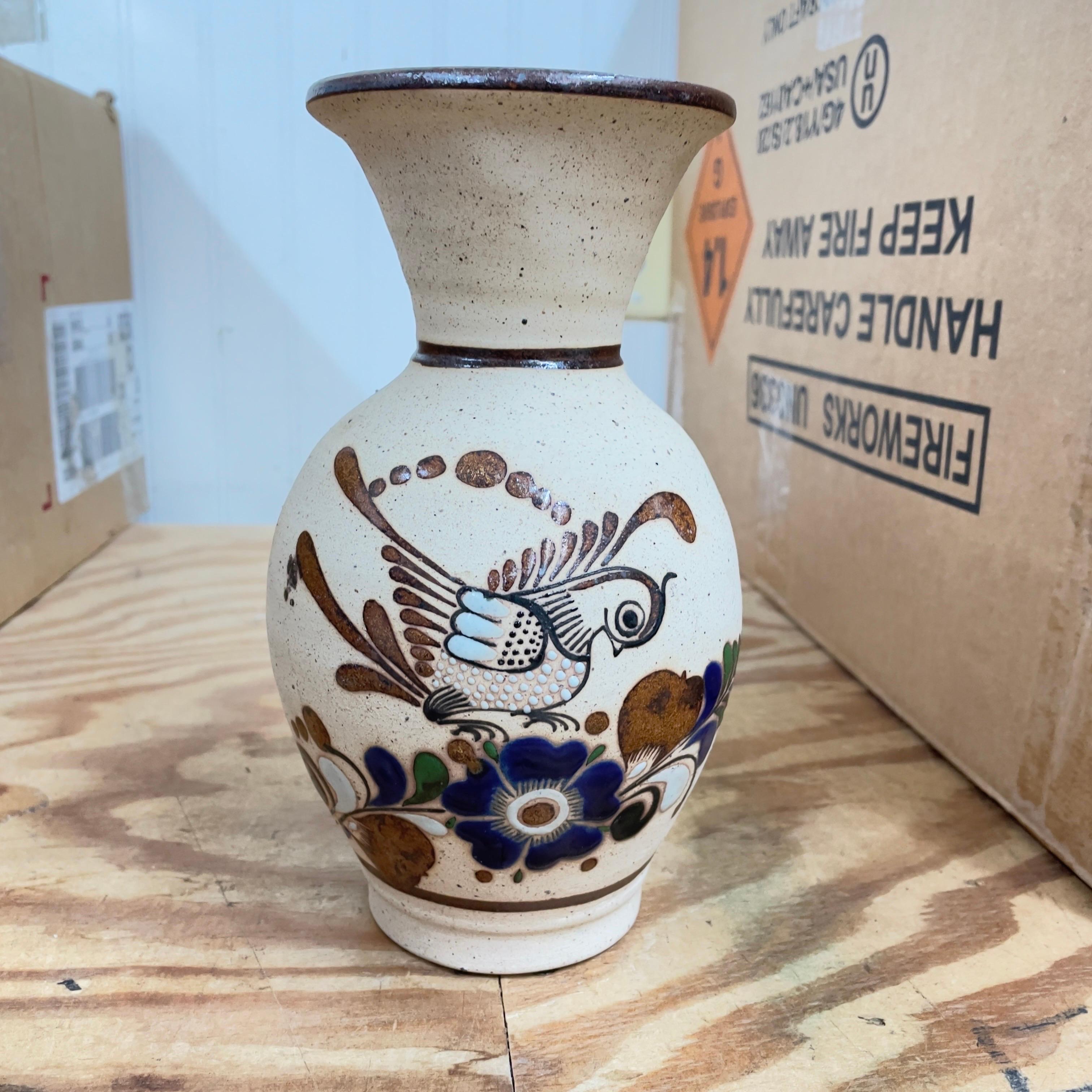 Tonala Pottery Vase For Sale 1