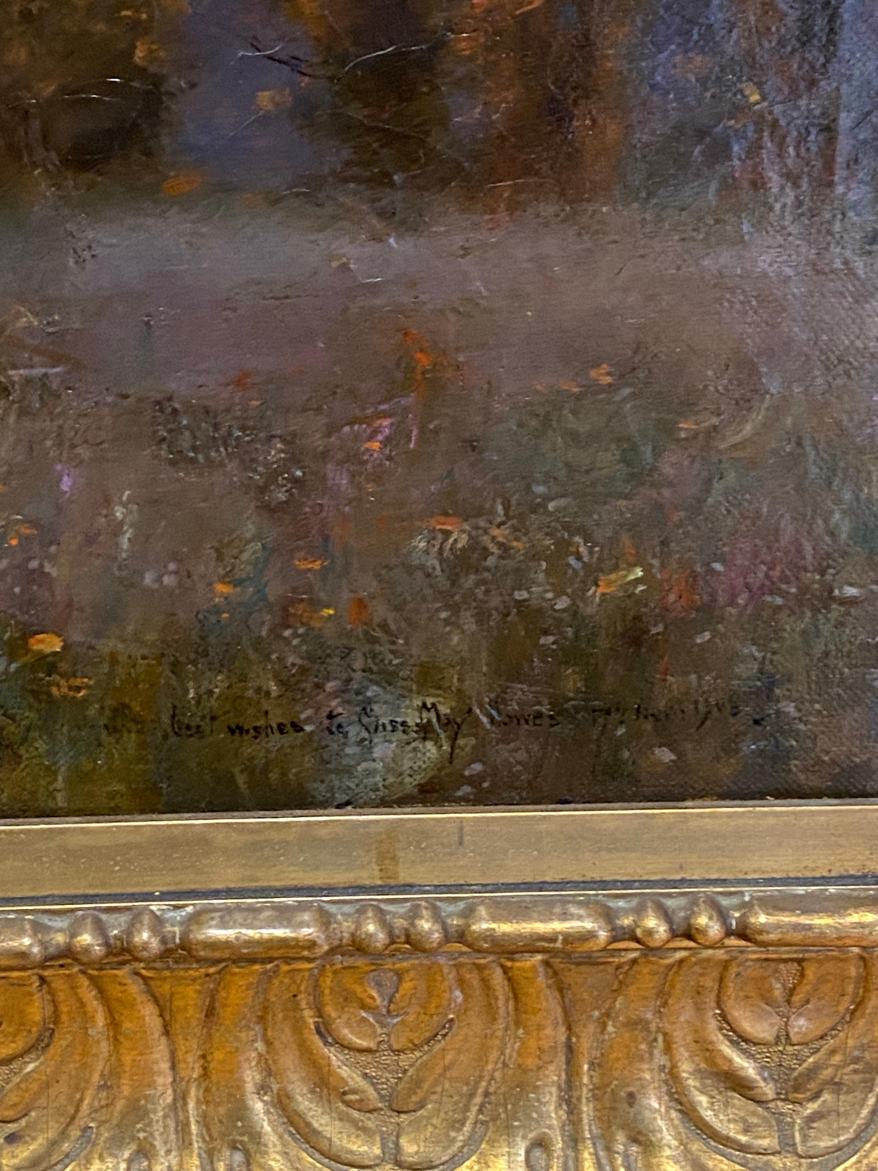 Tonalismus-Landschaft, Öl auf Karton, Gemälde von John Francis Murphy (1853 - 1921) im Angebot 1
