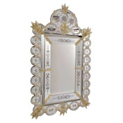 Tondi, Artistic Murano Glas Mirror, Handcrafted, Made in Italy, by Fratelli Tosi