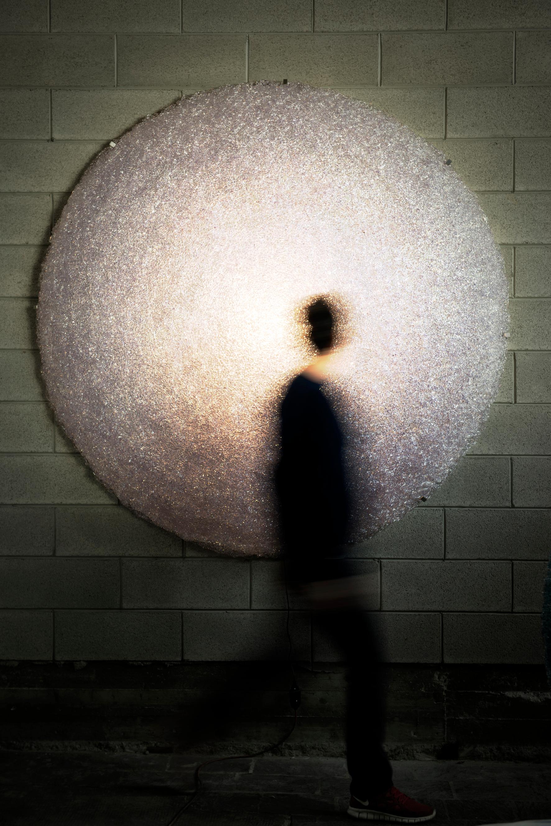 Tondo 120 Wall Light in Transparent Polycarbonate by Jacopo Foggini For Sale 1