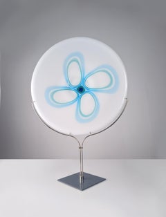 Sculpture en verre Tondo de Bruno Gambone pour VeArt 1970