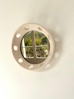 Tondo Handmade Ceramic Mirror by Renzo Maar