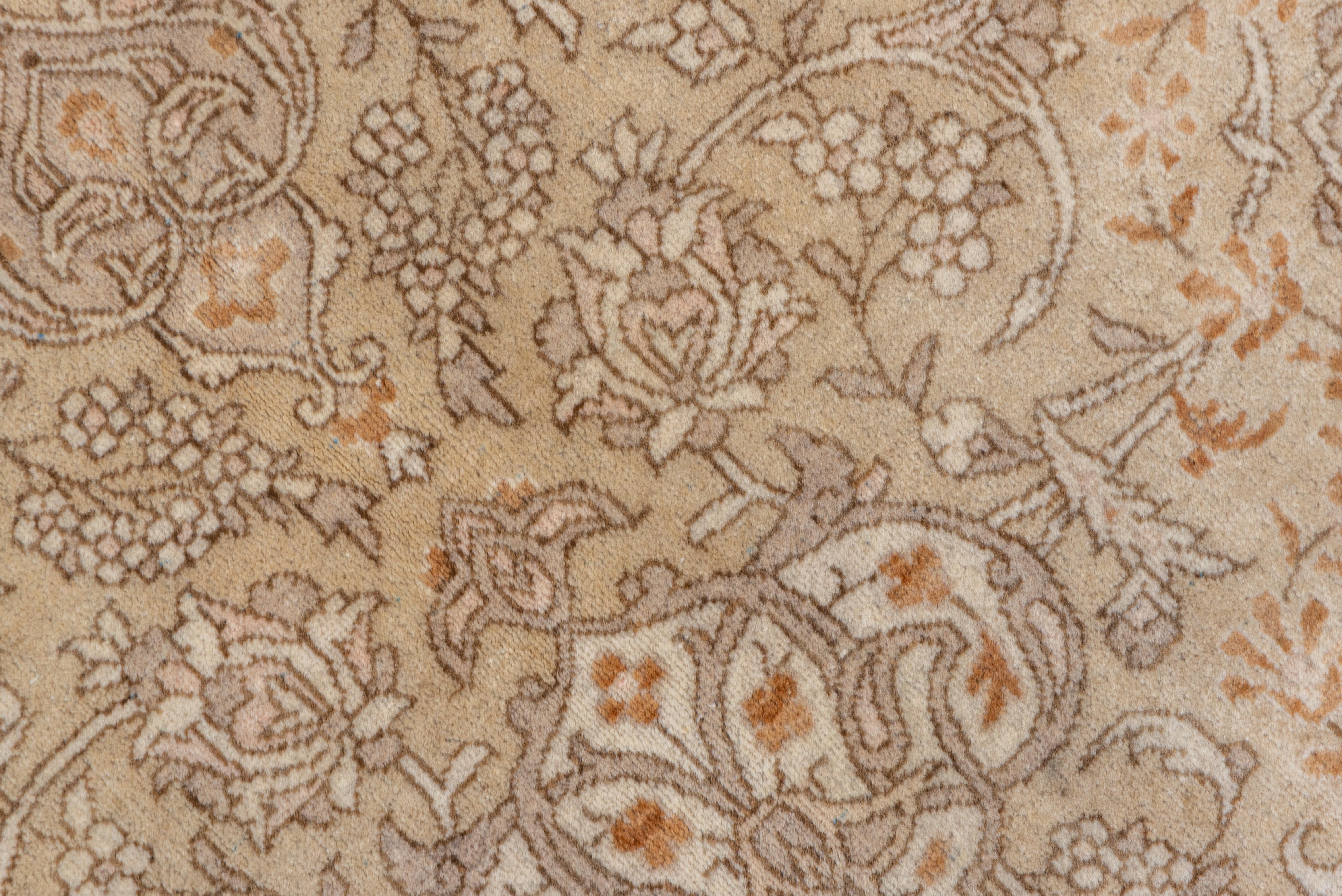Antiker persischer Kashan-Schmuckteppich, Ton auf Ton, ca. 1940er Jahre (Handgeknüpft) im Angebot