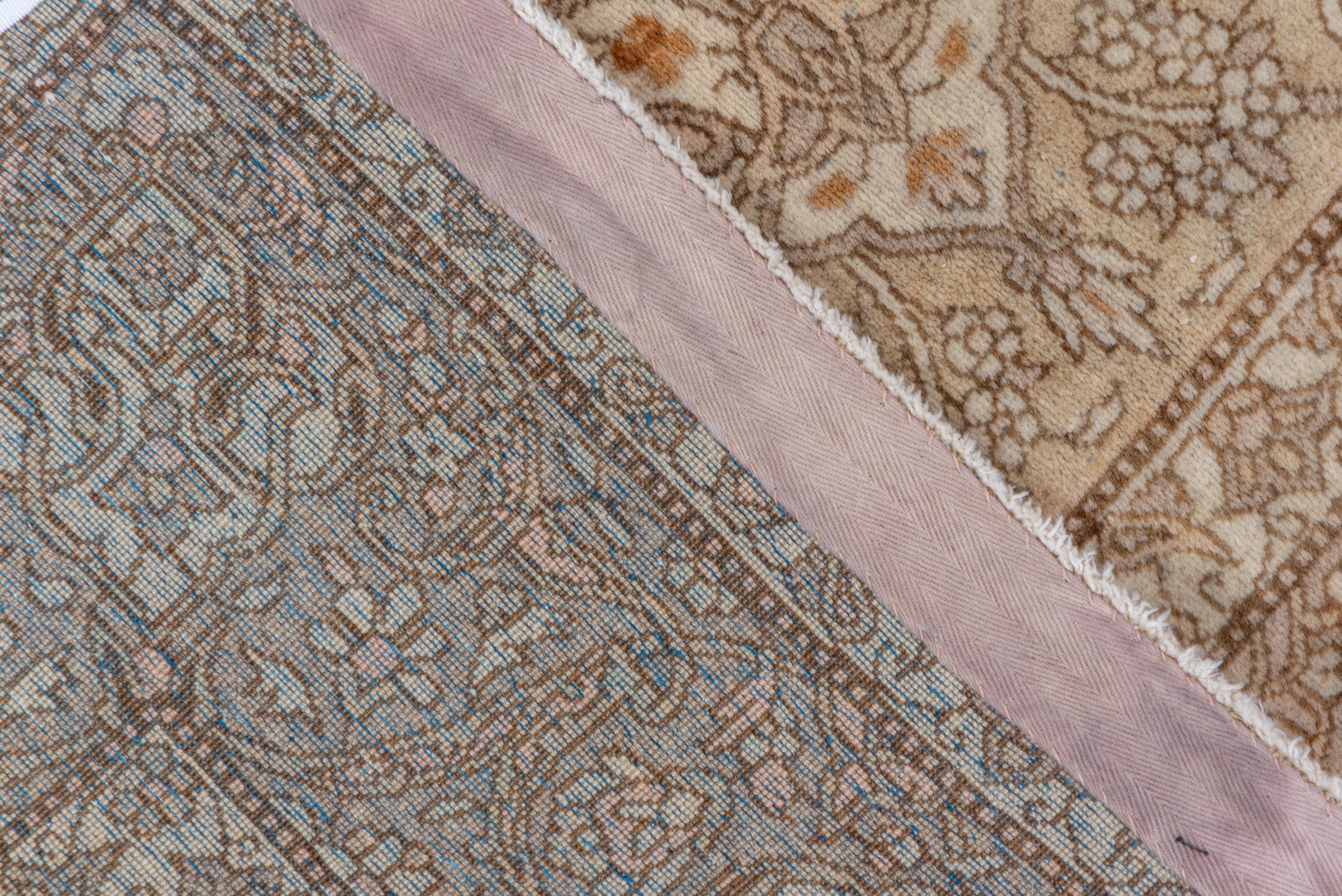 Antiker persischer Kashan-Schmuckteppich, Ton auf Ton, ca. 1940er Jahre (Mitte des 20. Jahrhunderts) im Angebot