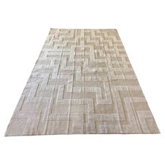 Tone on Tone Beige Contemporary Style Pakistani Area Rug