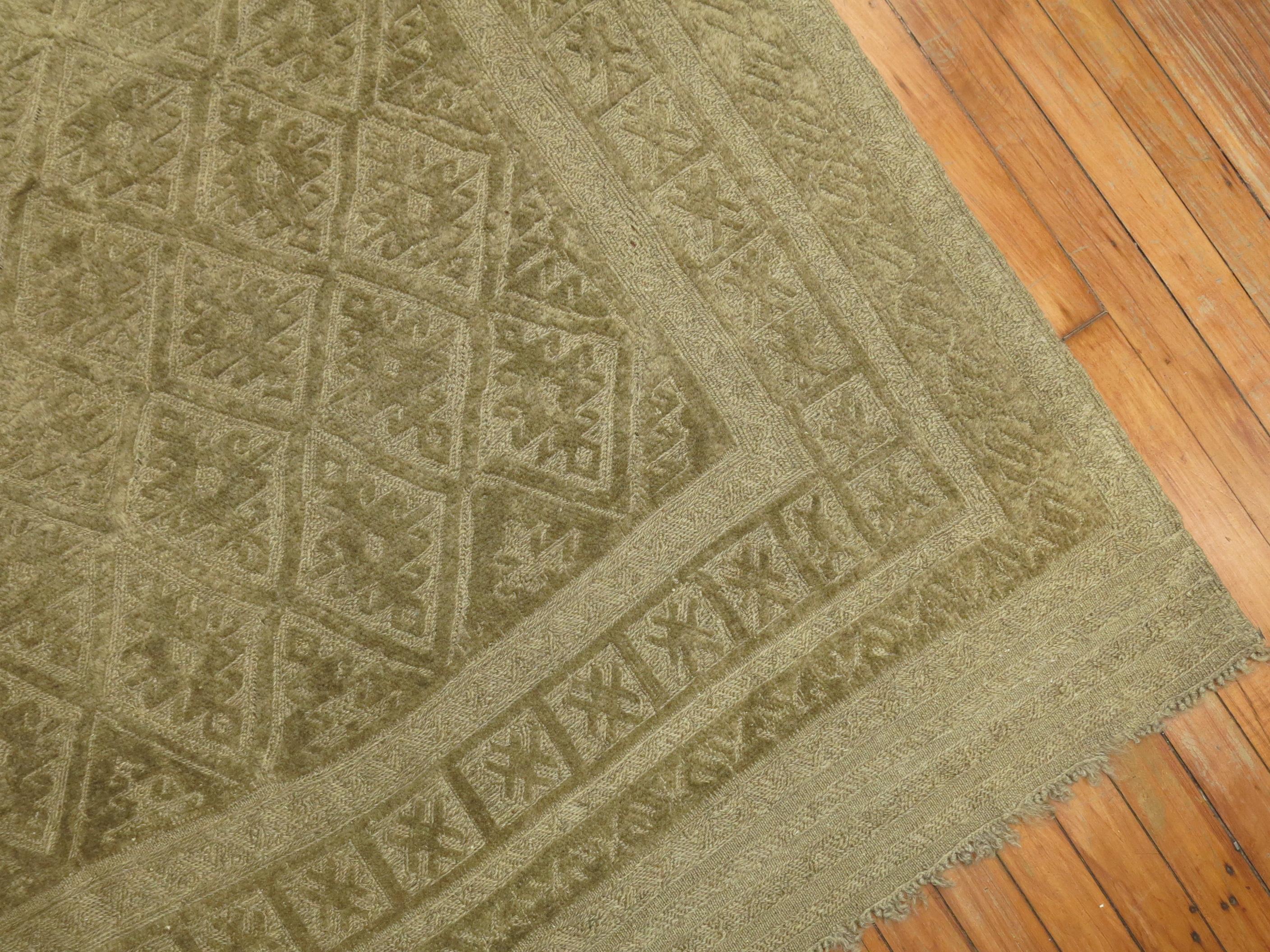 Persischer Souf Jajim-Teppich aus der Zabihi-Kollektion im Zustand „Gut“ im Angebot in New York, NY