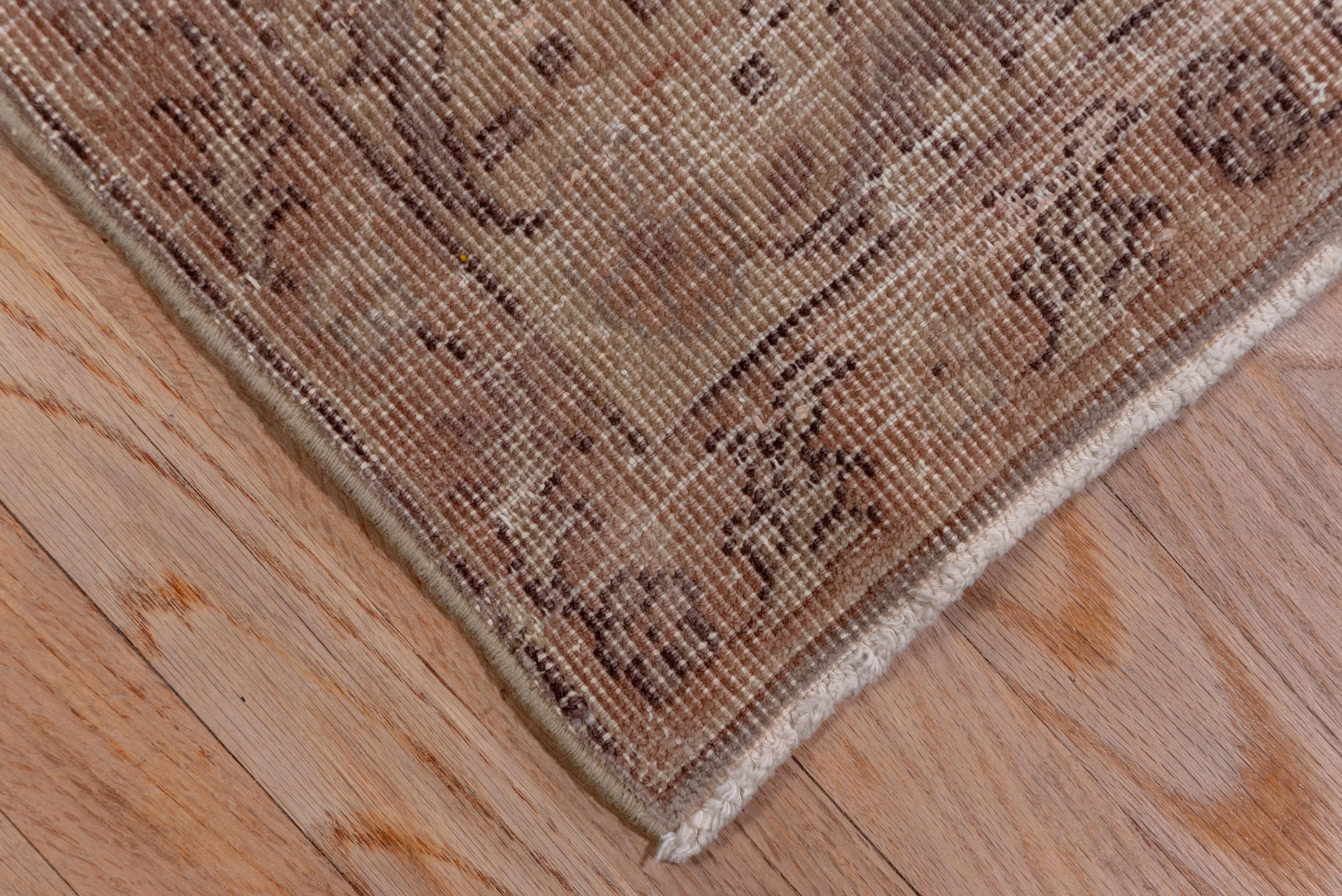 Vintage Turkish Sivas Carpet In Distressed Condition In New York, NY