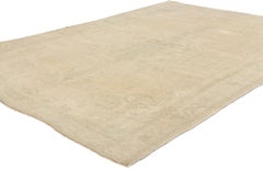 Vintage Turkish Oushak Rug