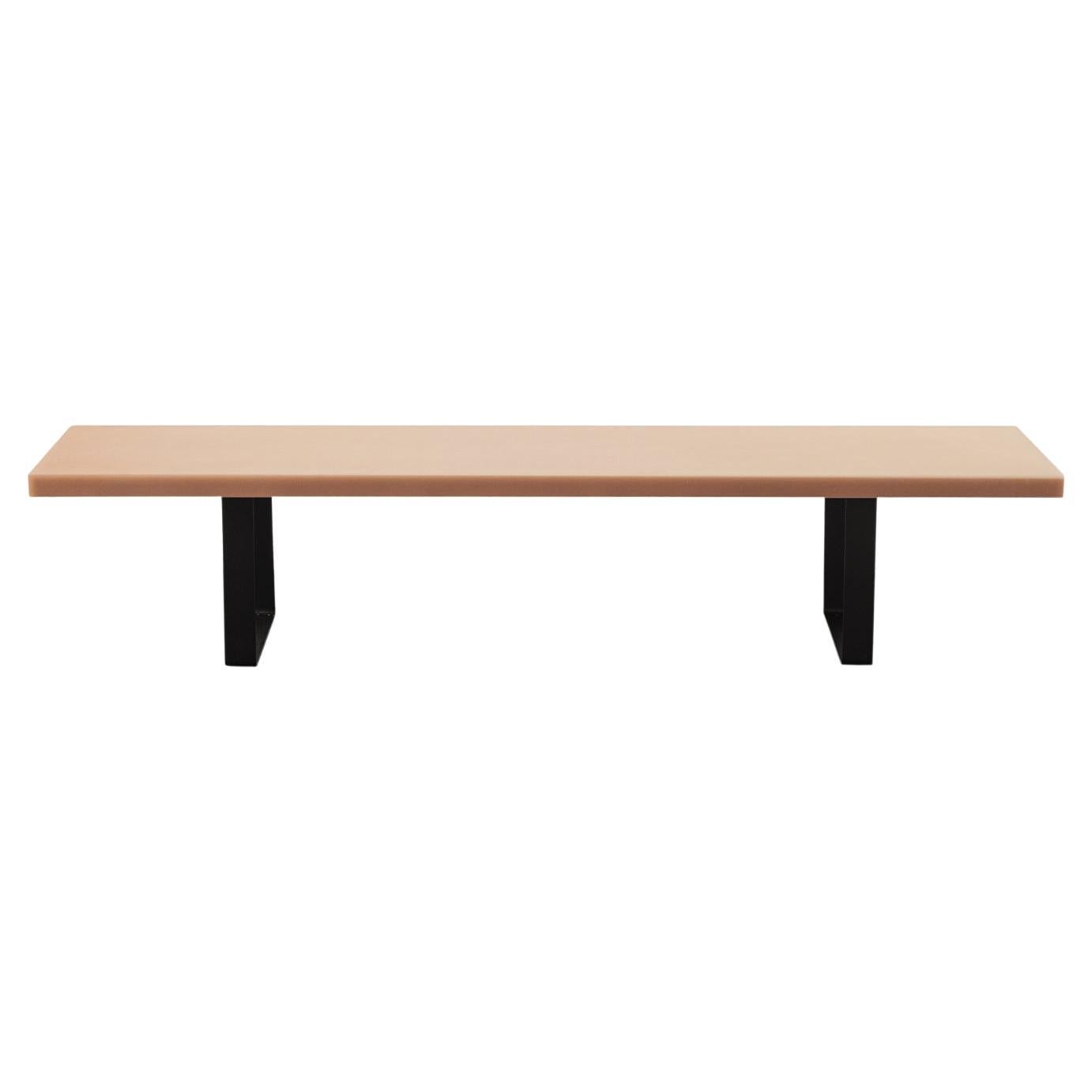 Tone Resin Bench/Seating in Dark Beige by Facture, REP by Tuleste Factory For Sale