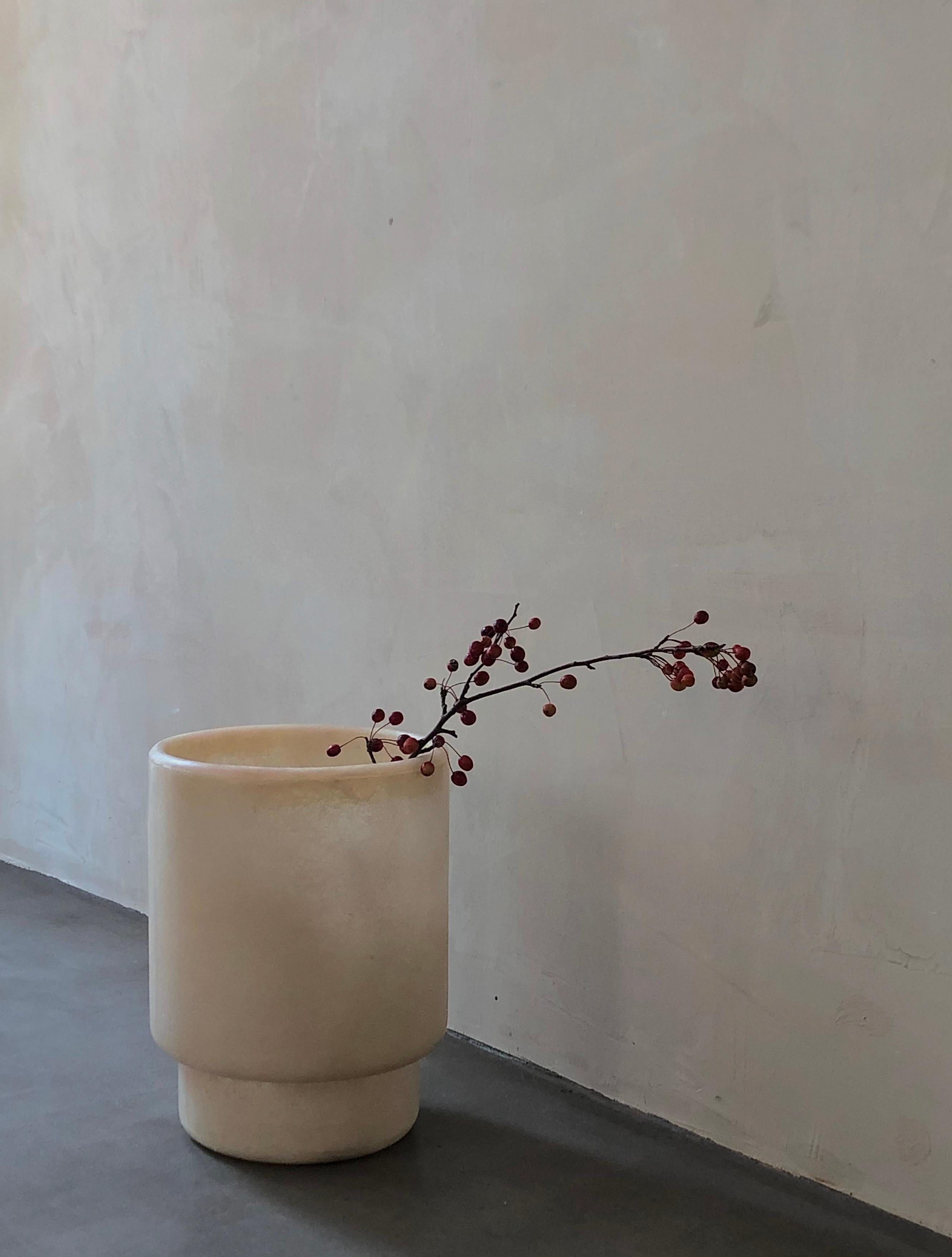 Tong White Vase by Karstudio 6