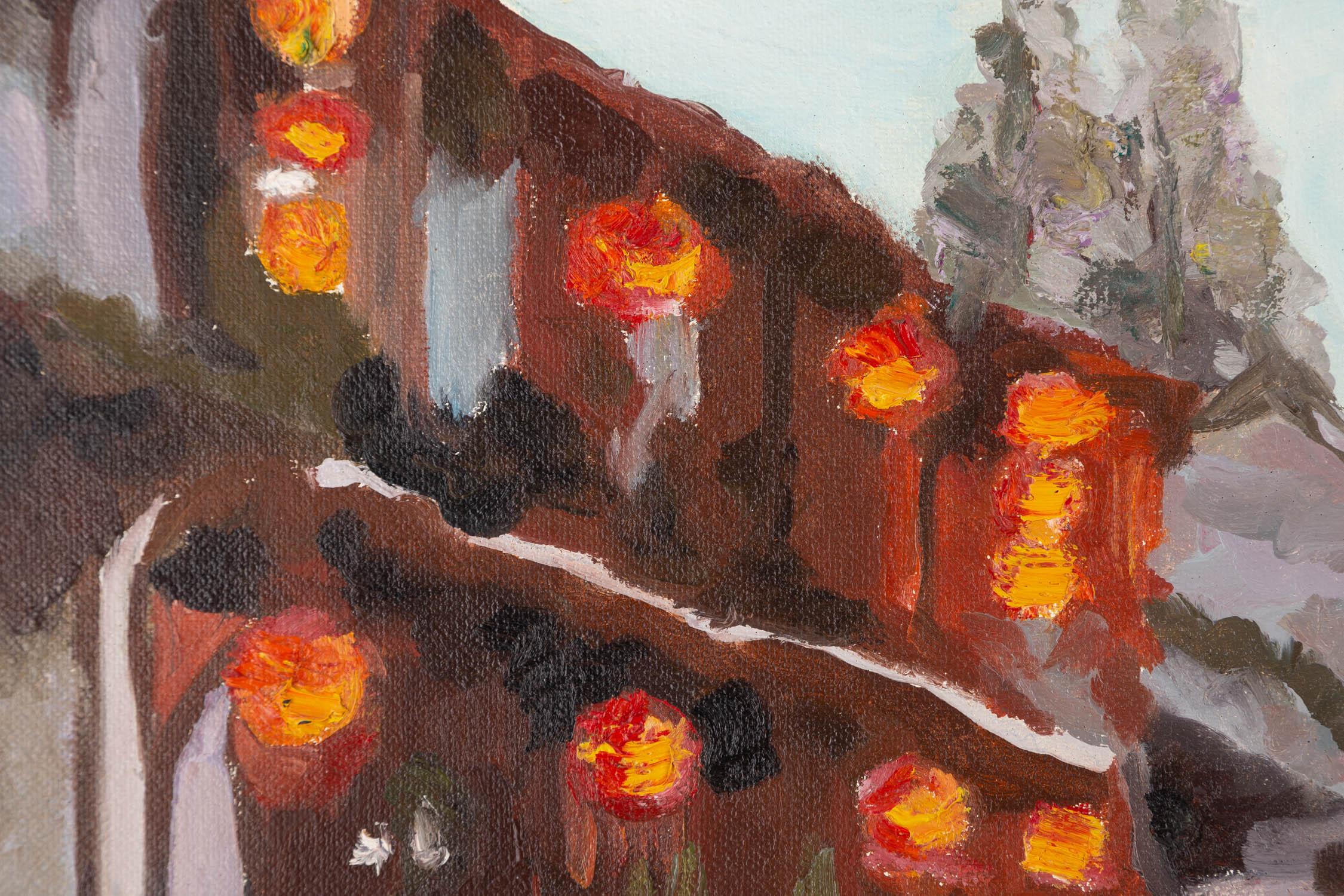 Tong Wu Impressionist Original Oil On Canvas 