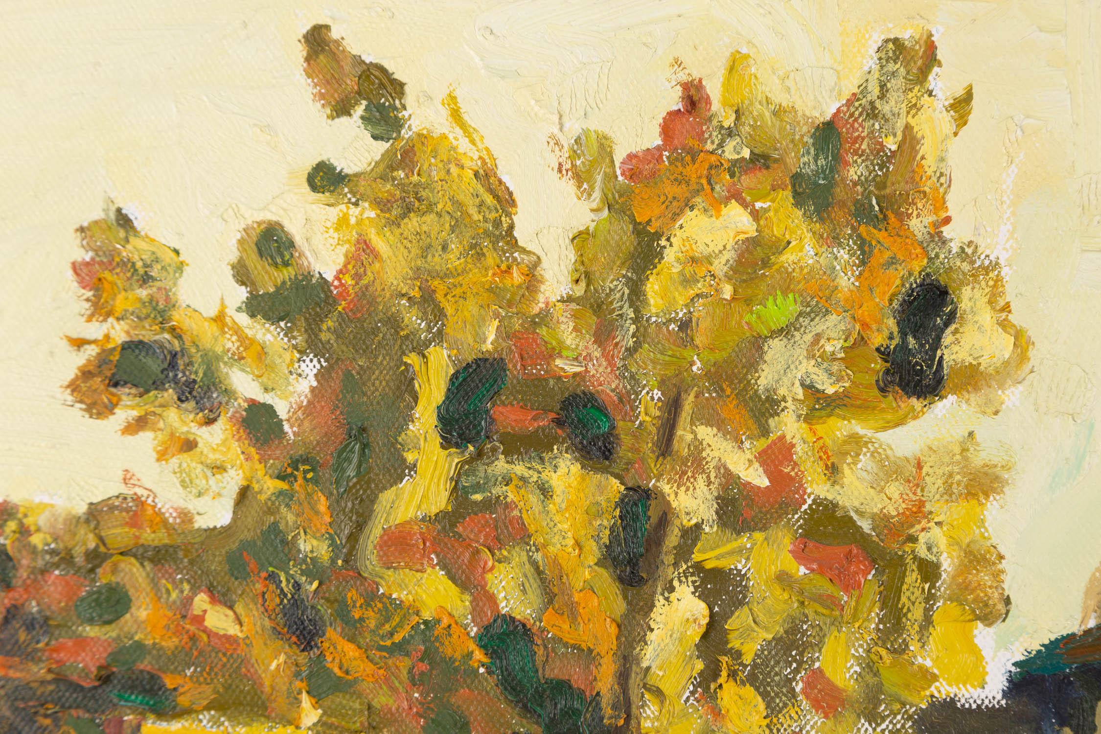Tong Wu Impressionist Original Oil On Canvas 